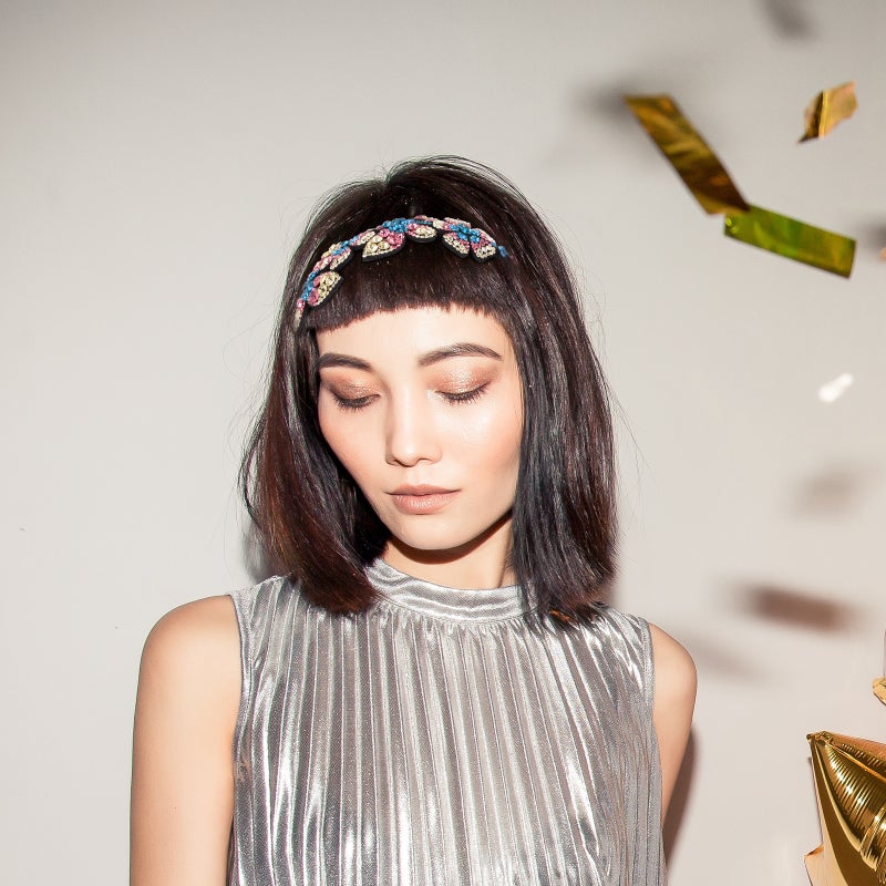 Rhinestone Butterflies Designed Headpiece Delicate Rhinestone Headdress - Image 5