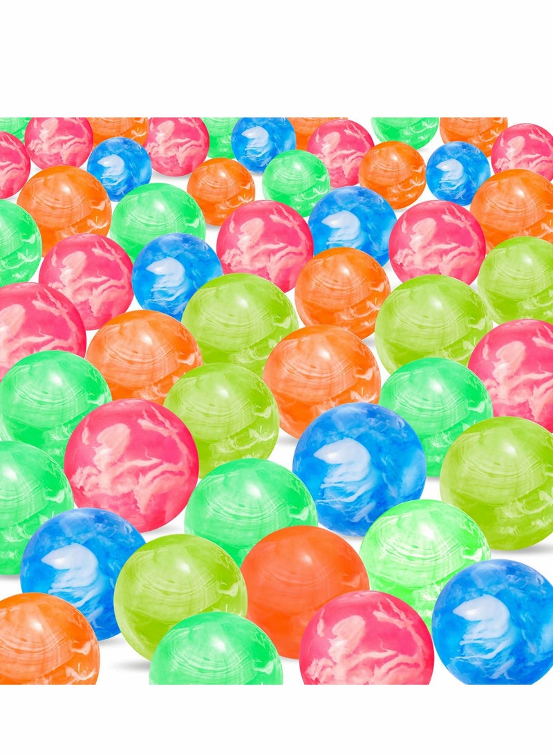 KASTWAVE Bouncy Ball, ICY Kids, 25 pcs Neon High Bouncing Balls, Birthday Party Favors, Goodie Bag Fillers, Fun Assorted Colors for Game Prizes Vending Machines - Image 1
