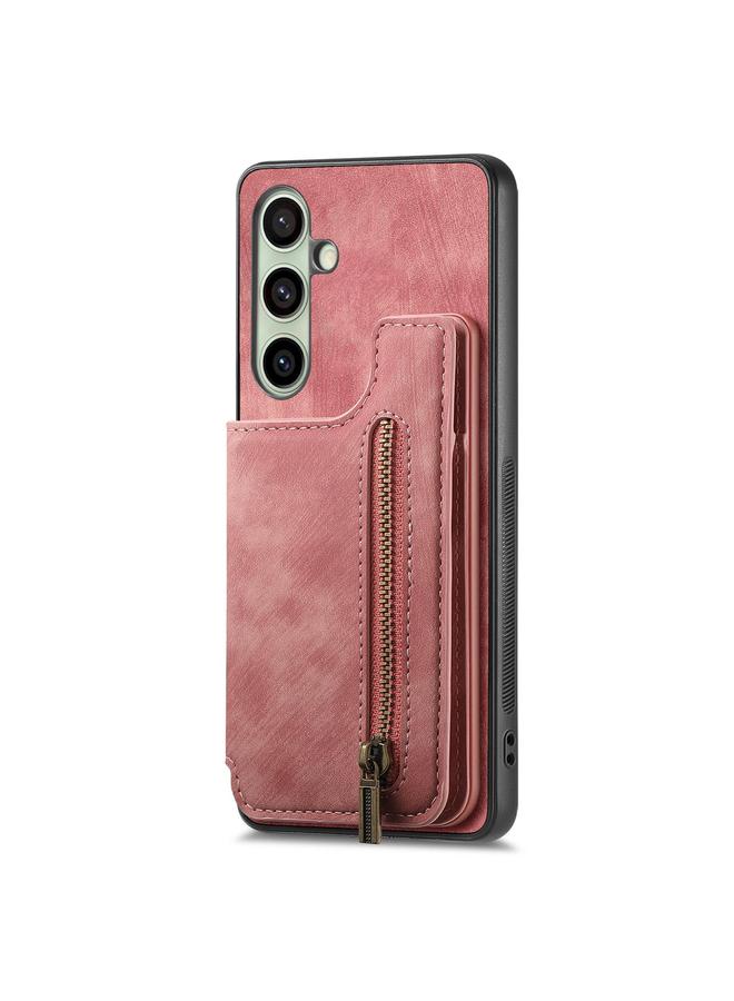 اس-توب جراب خلفي بسحاب من الجلد بتصميم كلاسيكي لهاتف Samsung Galaxy A56 5G - Image 2