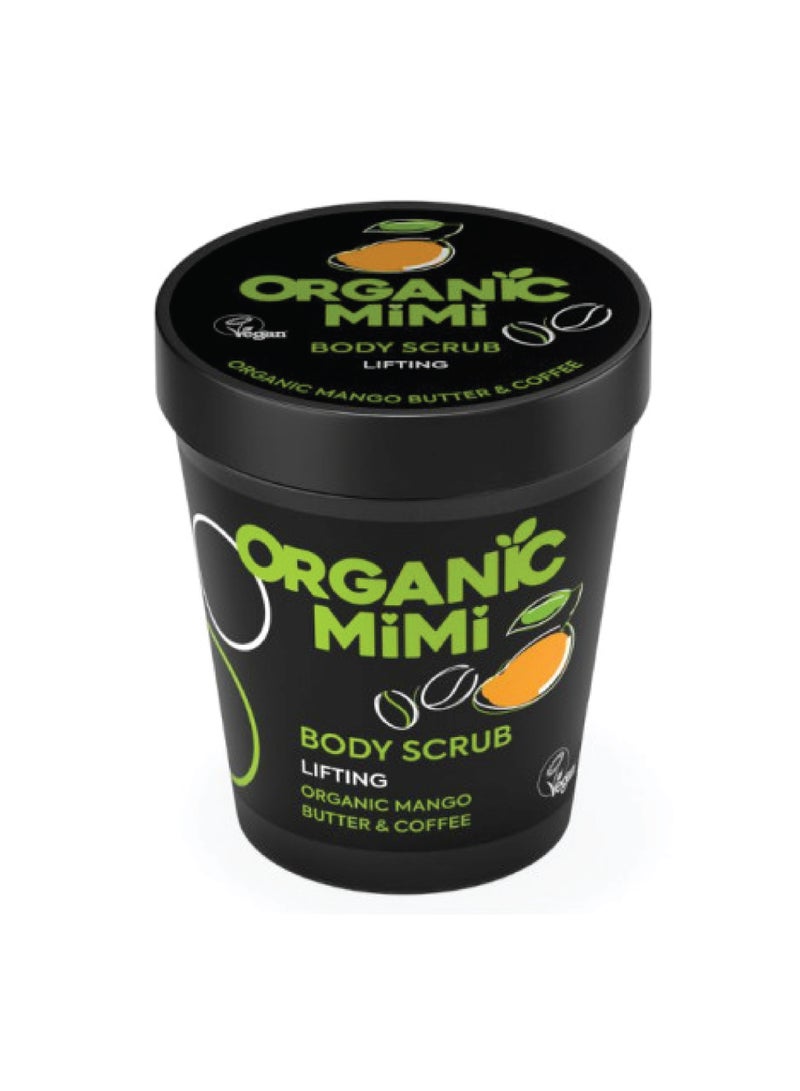 Organic Mimi Lifting Mango & Coffee Body Scrub 250g