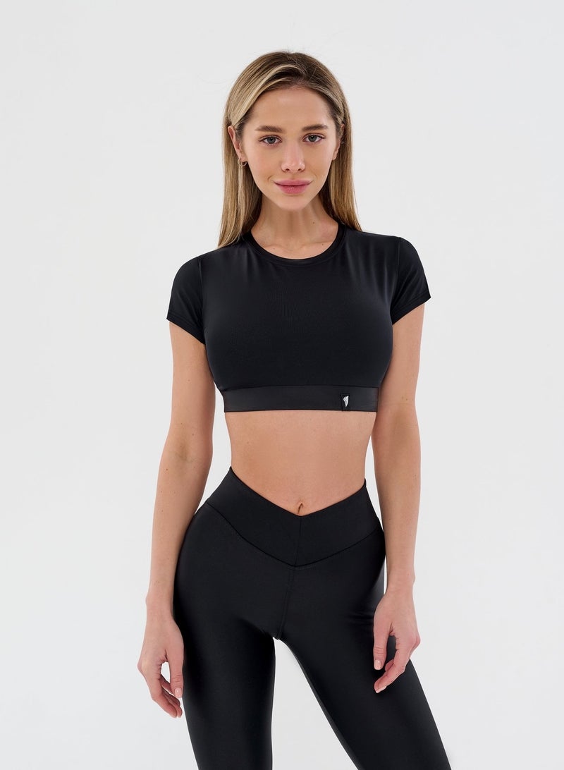 Bona Fide Bona Fide Compression Shirts for Women – Long/Short Sleeve Women’s Workout Crop Top - Designed for Gym, Workout and Running  - Image 1