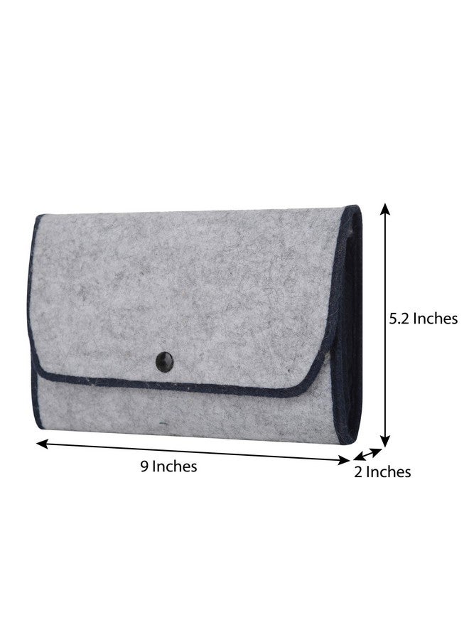 OON Women's Wallet/Purse/Clutch/Card Holder Felt Standard Size - Image 5
