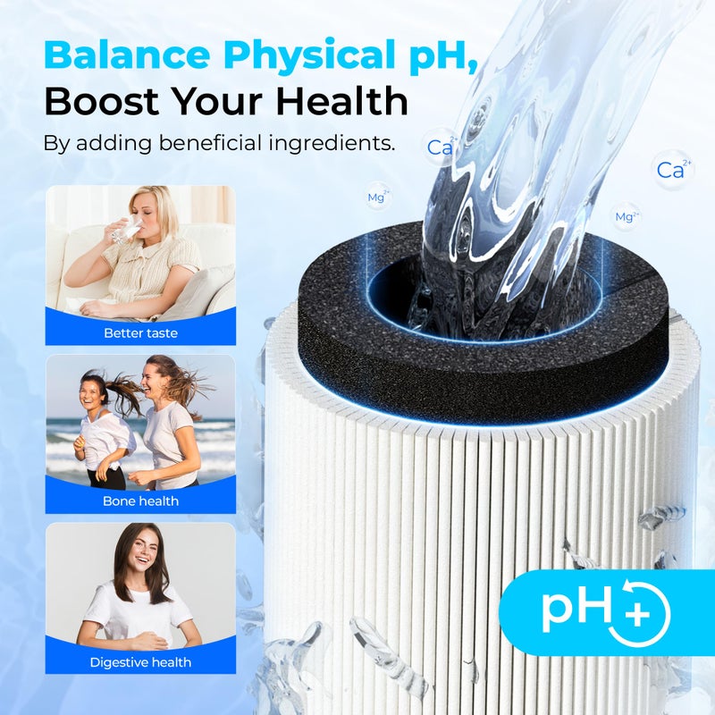 Waterdrop TSB-ALK 8 Layer Slightly Alkaline Under Sink Water Filter System, Reduces PFAS, PFOA/PFOS, Fluoride, Chlorine, Bad Taste & Odor, with Dedicated Faucet, Under Sink Water Filtration System - Image 3
