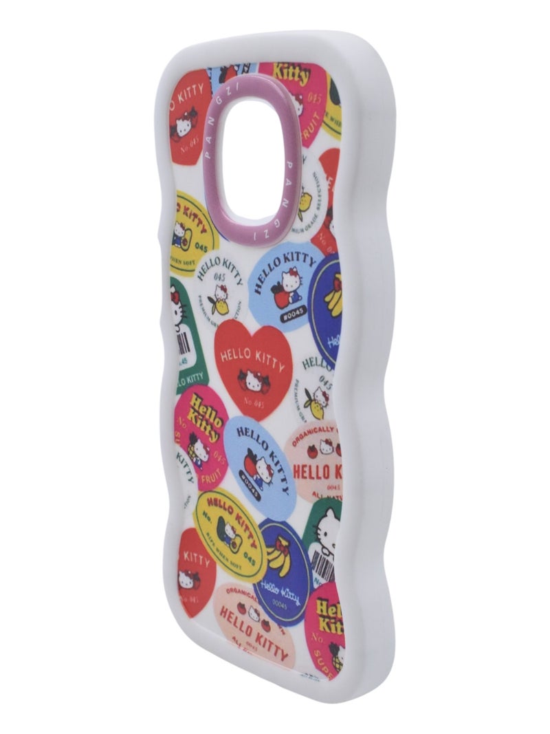 Hello Kitty Plastic Back Cover For Xiaomi Redmi Note 9S - Multicolour - Image 3