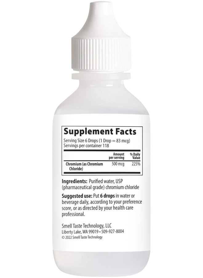 SENSEable Supplements Taste N' Score Chromium Liquid Ionic Mineral 100% Pure; 500 Mcg; 118 Servings  - Image 2