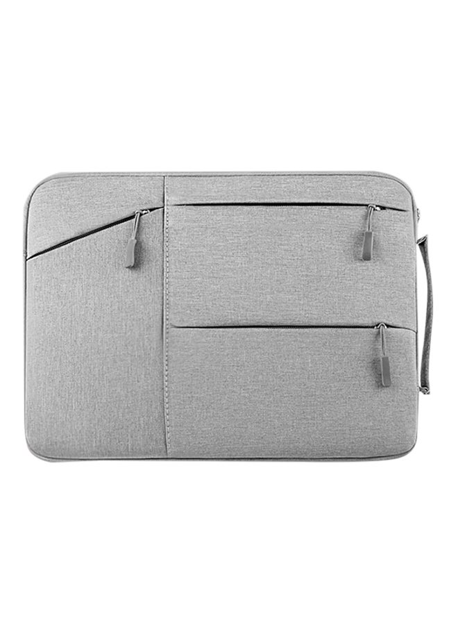Loquat Vertical Laptop Sleeve For Macbook Grey