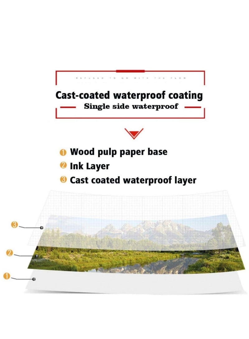 100 Sheets 4x 6 4R High Glossy photographic Paper Waterproof Professional Photo Paper Works with All Inkjet Printers 230g - Image 4