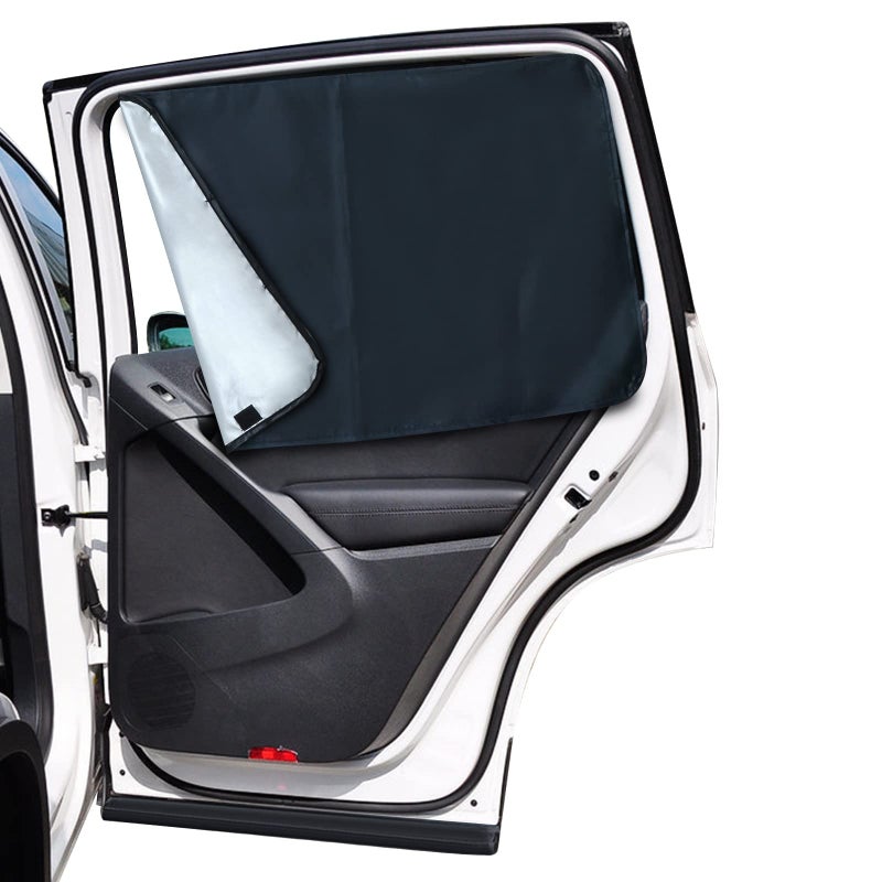 Lechin Car Window Shades for Side Window 2 Pack Car Window Shade for Baby 315 20 in with 10 M40 Magnets Block Heats and UV Rays - Image 3
