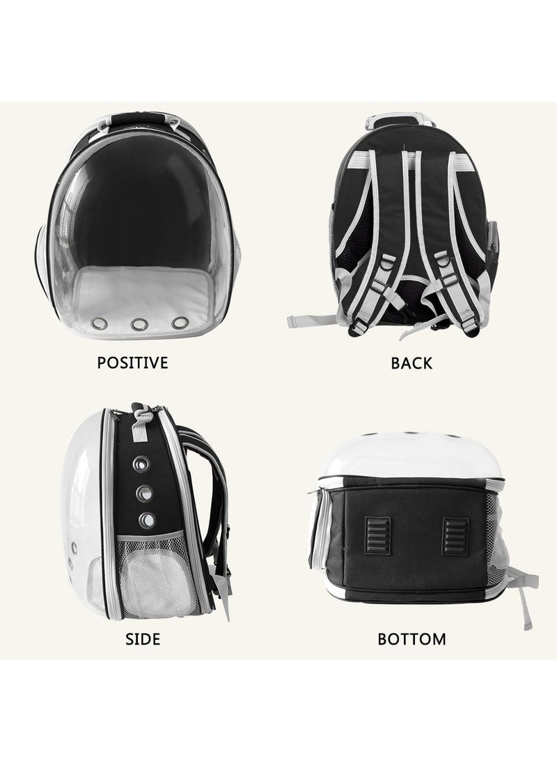 واي آند دي كبسولة الفضاء كبسولة فضائية شفافة قابلة للتنفس محمولة على الكتف محمولة للحيوانات الأليفة ج - Image 3