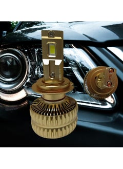 Car Front Headlights Model H11 with 130W Power - Ultra Bright Illumination and Durable Gold Design