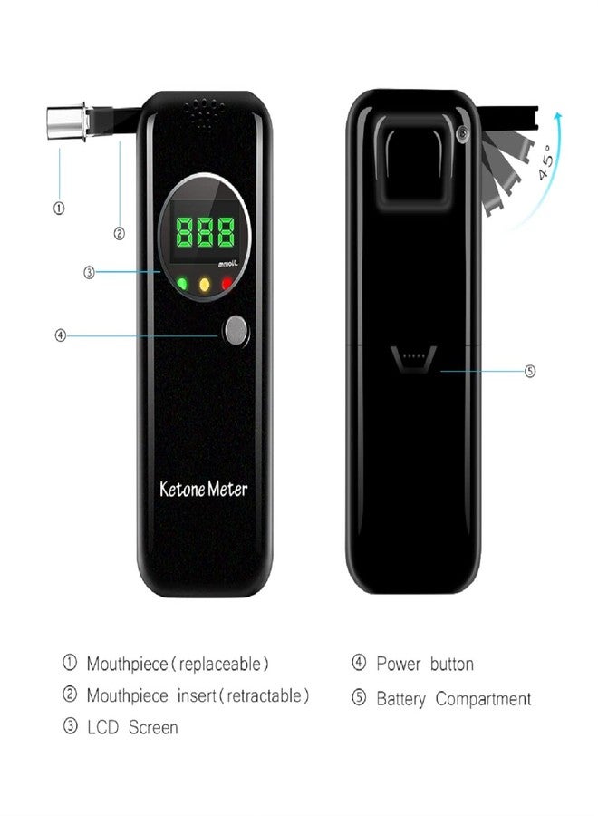 XINNUO Ketone Breath Meter, Keto Meter Breathalyzerr Testing Ketosis for Healthy - Image 4