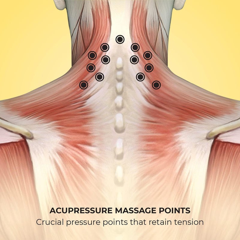Lindo Shiatsu Neck Massager with Adjustable Knobs for Pain Relief and Relaxation - Image 5