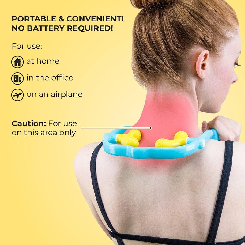 Lindo Shiatsu Neck Massager with Adjustable Knobs for Pain Relief and Relaxation - Image 3