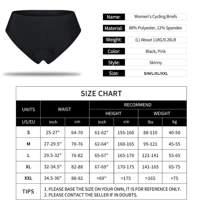 Women Cycling Shorts XL Pink - Gel Foam Padded Breathable Sweat-Wicking Cycling Underwear for Road MTB Indoor Cycling - Image 4