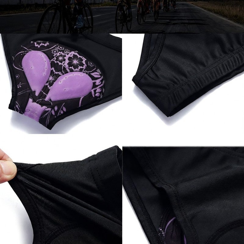 Women Cycling Shorts XL Pink - Gel Foam Padded Breathable Sweat-Wicking Cycling Underwear for Road MTB Indoor Cycling - Image 5