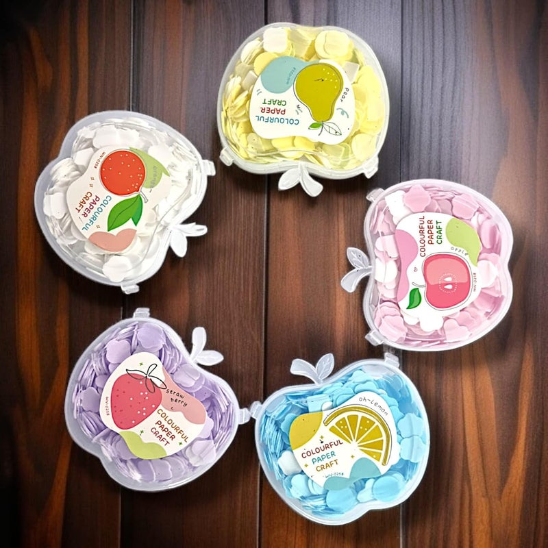 RIANZ RIANZ Pack of 2 Disposable Mini Paper Soap  Scented Soap Bath Flakes  Flower  Heart Petals  Apple Shape Portable Box Paper Soap For Travelling - Image 4