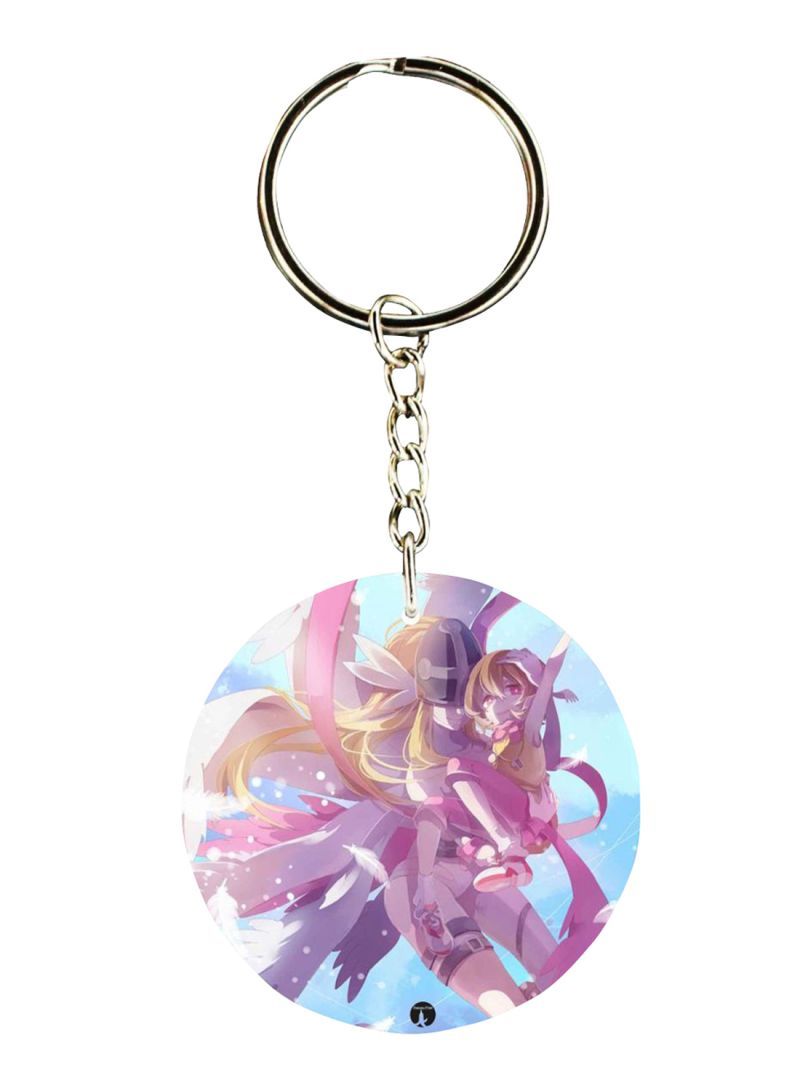 RKN Anime Digimon Printed Keychain