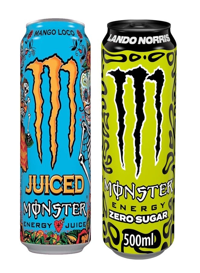 SFU E Com Monster Mango Loco Energy & Monster Energy Lando Norris Zero Sugar | 2 x 500ml | Imported - Image 1
