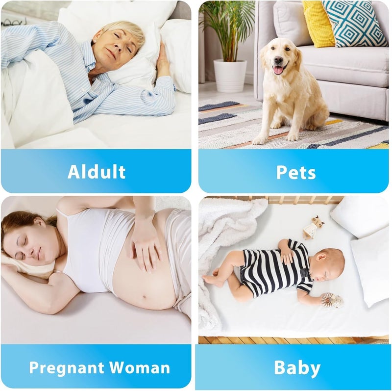 Brosive Washable Incontinence Bed Pads (72" x 36"-2Pack) for Adults, Kids, Dogs Waterproof and Machine Washable Large Sheet Protector with 10 Cup Absorbency - Image 4
