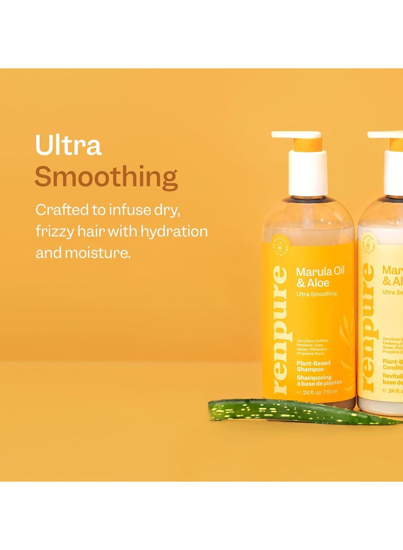 Renpure Marula Oil and Aloe Ultra Smoothing Shampoo 24 fl oz - Image 3