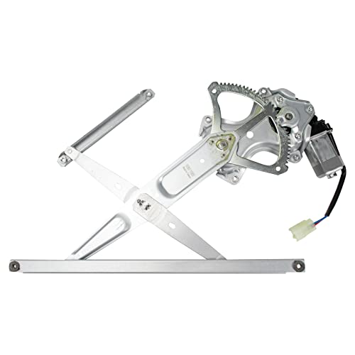 TRQ منظم نافذة الطاقة الأمامية اليسرى ومجموعة المحرك TRQ جانب السائق متوافق مع 2004-2006 سايون xA 2006-2012 تويوتا RAV4 مع نماذج مصنوعة في اليابان الرقم الأول من VIN J TO1350203 6980252080 69802-52080 - Image 3