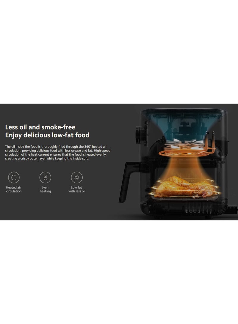 Xiaomi Mi Smart Air Fryer 3.5L – Healthy Oil-Free Cooking with OLED Display And App Control 3.5 L 1500 W MAF02 white - Image 4