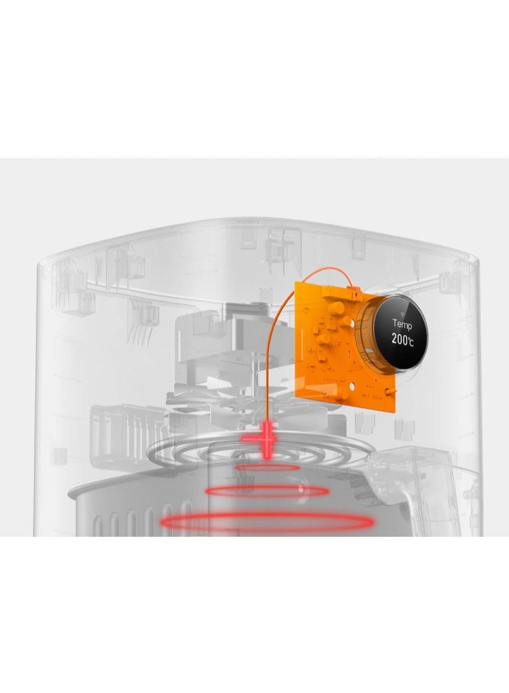 Xiaomi Mi Smart Air Fryer 3.5L – Healthy Oil-Free Cooking with OLED Display And App Control 3.5 L 1500 W MAF02 white - Image 5