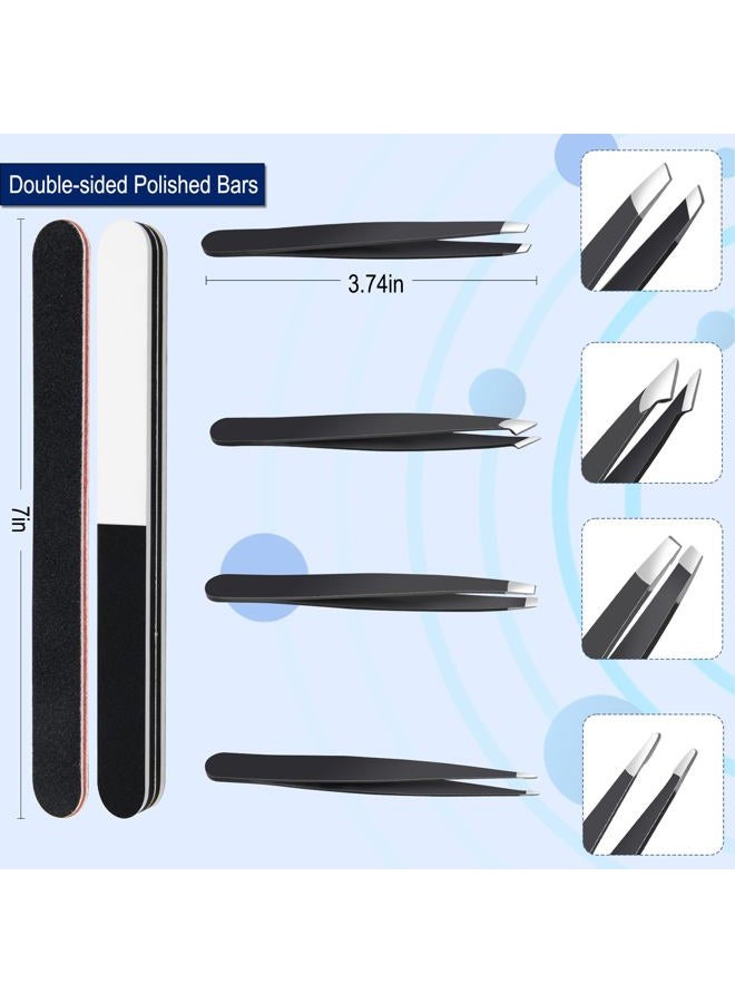 Ahier 23 Pieces Metal Puzzle Tool Kit, Metal Model Tool Kit Including Plier Bending Assist Tools File Flat Tweezers Wire Wrapping Rod, 3D Metal Earth Tool Kit Model Building Tools - Image 5