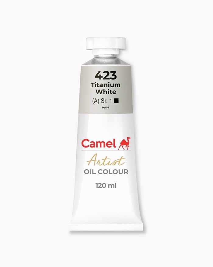 MSGH Camel Oil Colour 120ml 423 Titanium White - Image 2