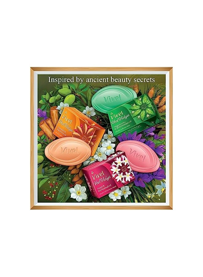 Vivel VedVidya Luxury Pack of 3 Skincare Soaps - Image 2