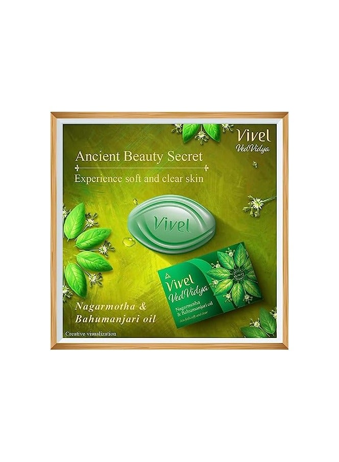 Vivel VedVidya Luxury Pack of 3 Skincare Soaps - Image 4