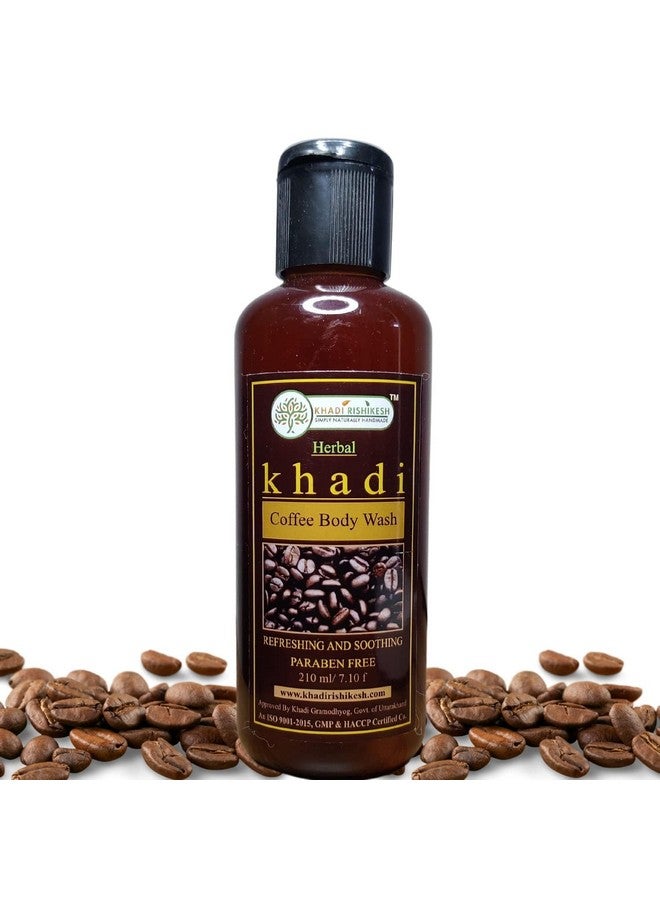 Khadi Rishikesh Coffee Shower Gel - 210ML for Deep Cleansing Tan Removal Awakens Skin with Refreshing Aroma Suitable for All Skin Types | Refreshing Shower Gel for Men and Women | SLS and Paraben Free - Image 1