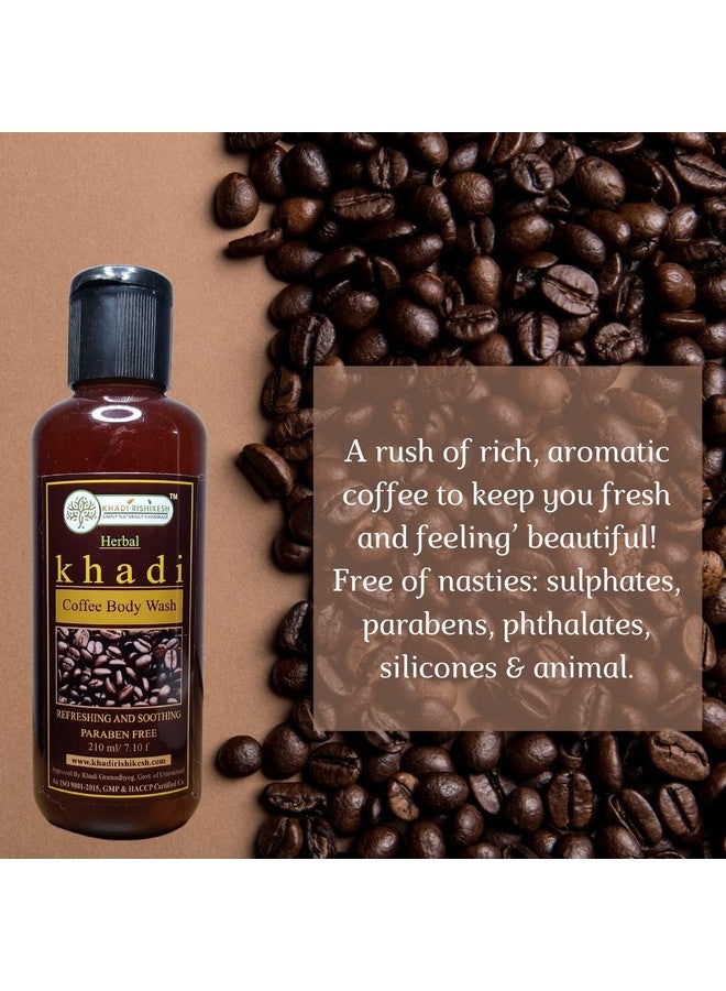 Khadi Rishikesh Coffee Shower Gel - 210ML for Deep Cleansing Tan Removal Awakens Skin with Refreshing Aroma Suitable for All Skin Types | Refreshing Shower Gel for Men and Women | SLS and Paraben Free - Image 2