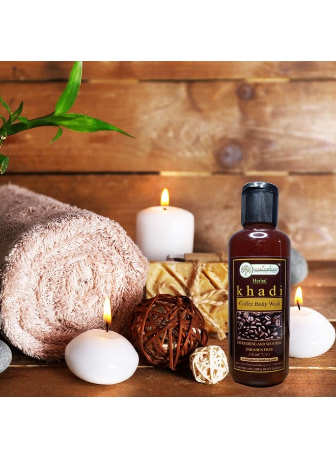 Khadi Rishikesh Coffee Shower Gel - 210ML for Deep Cleansing Tan Removal Awakens Skin with Refreshing Aroma Suitable for All Skin Types | Refreshing Shower Gel for Men and Women | SLS and Paraben Free - Image 3