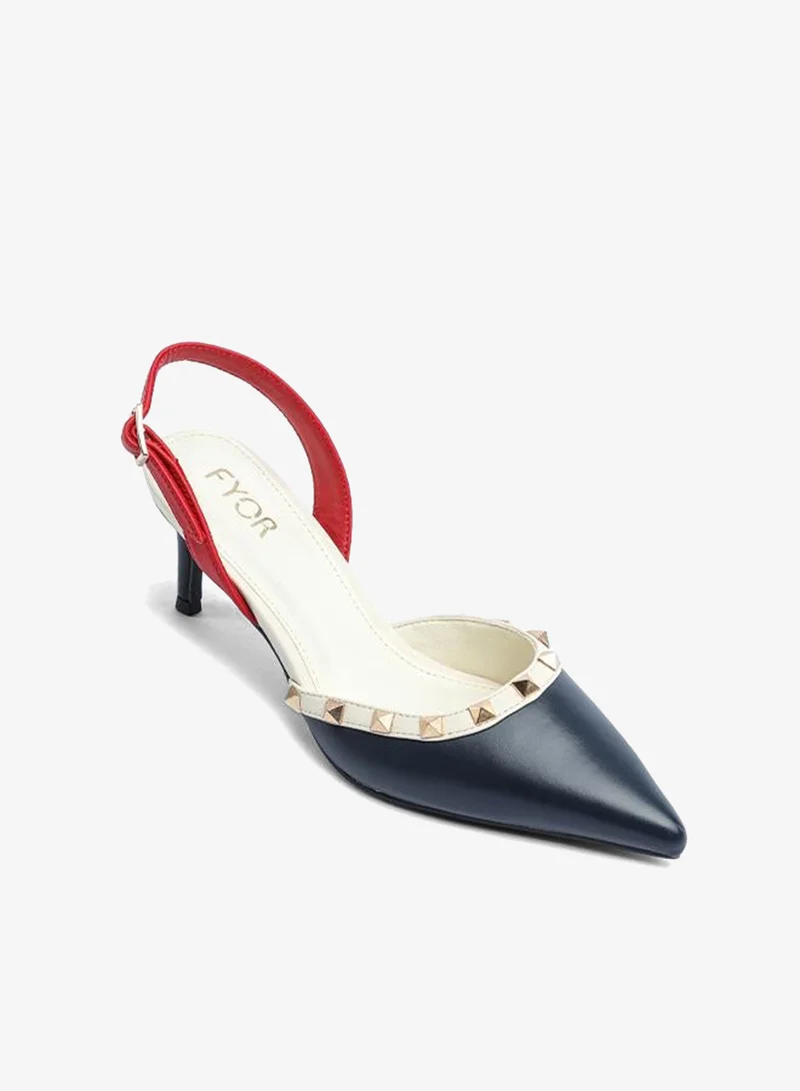 فايور Stylish Pointed Studded Pump AJ 004