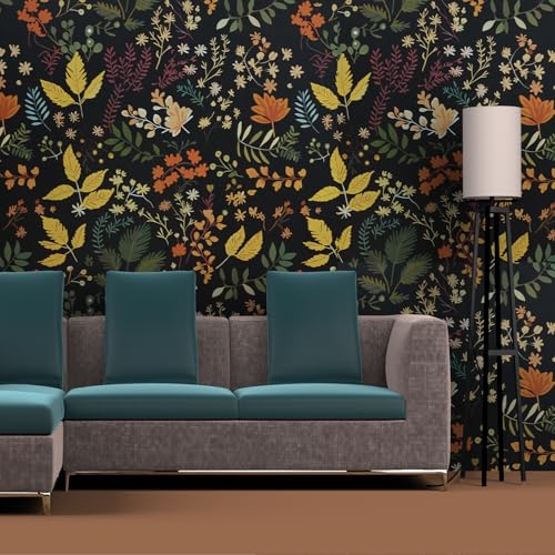ROSASTELLA Self Adhesive Decorative Peel Stick Waterproof Wallpaper Wall Decor Removable Wall Paper for Living Room Hall Decoration PVC Vinyl DIY Contact Paper 45x304cm - Image 2