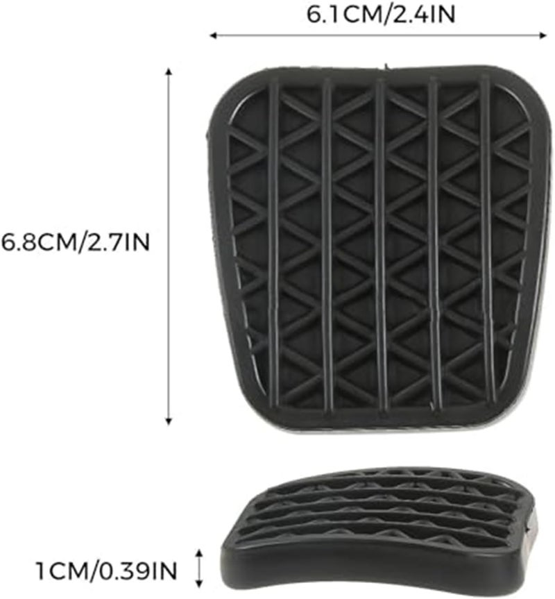 Wivplex Clutch and Brake Pedal Pad Set - Image 3