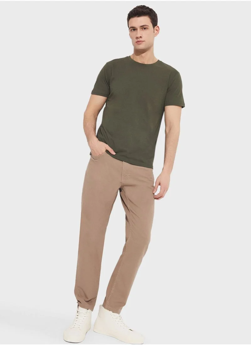 JUNE Essential Straight Fit Trousers