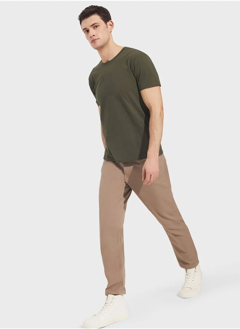 JUNE Essential Straight Fit Trousers