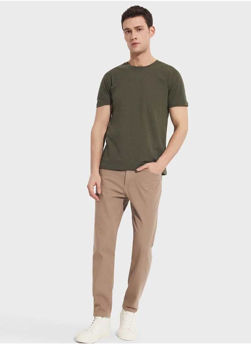 JUNE Essential Straight Fit Trousers
