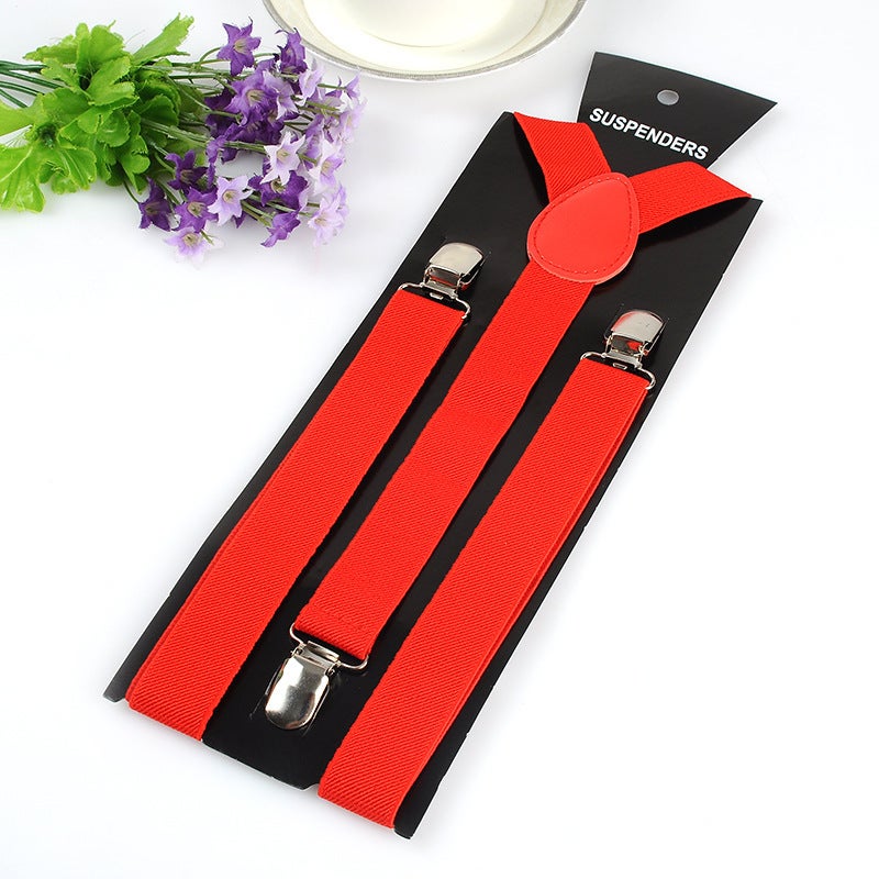2.5 Multi-Color Fashionable Men'S And Women'S Adult Suspender Clips High Elastic Elastic Suspenders Clothing Accessories Suspenders - Image 3
