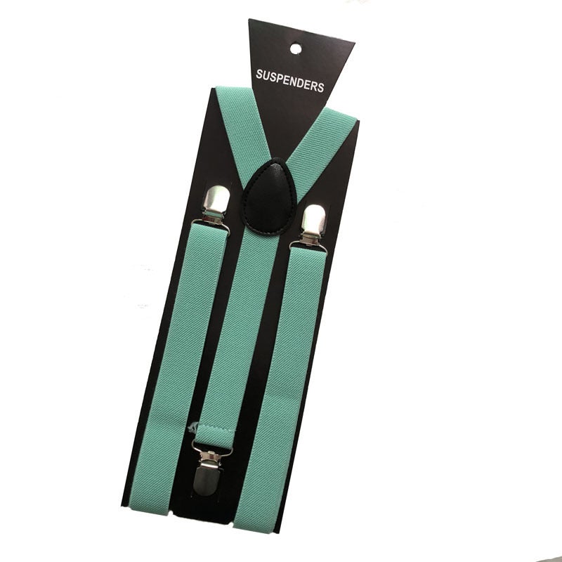 2.5 Multi-Color Fashionable Men'S And Women'S Adult Suspender Clips High Elastic Elastic Suspenders Clothing Accessories Suspenders - Image 1