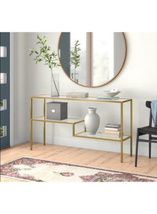 Hometaste Contemporary Elegance: Tempered Glass 3-Layer Console Table - Effortless Style For Your Living Space Gold Large - pzsku/Z40DF2C2AE9EAA736852BZ/45/_/1724819294/2297a9a2-45c6-4120-9764-77bc6de02639