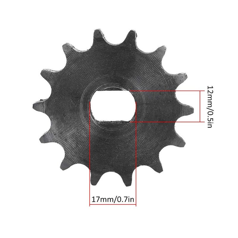 Electric Scooter Chain Sprocket 14 Tooth 428 Metal Gear 12x17mm Inner Hole Replacement - Image 5
