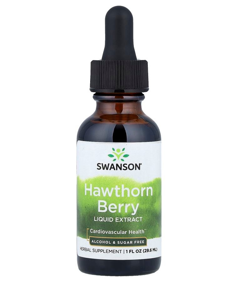 Hawthorn Berry Liquid Extract Alcohol & Sugar Free 1 fl oz (29.6 ml)