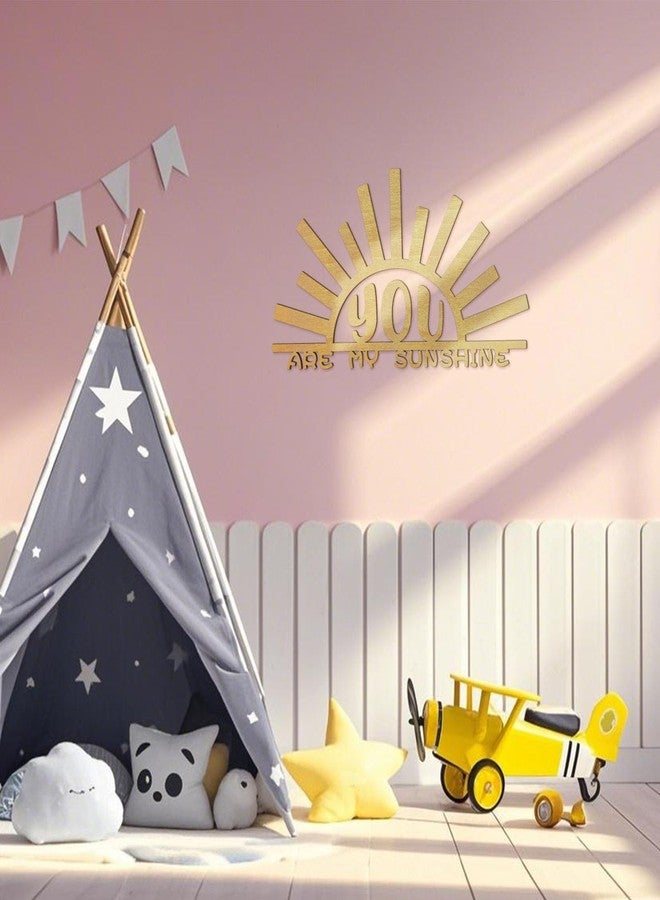 KOYILTD You Are My Sunshine Wall Decoration Boho Nursery Decoration Wooden Wall Hanging Art Sunshine Nursery Decor Boho Wall Art for Home Office Nursery Playroom (Unique) - Image 2