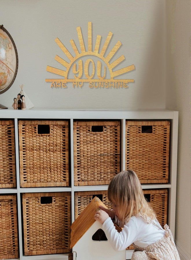 KOYILTD You Are My Sunshine Wall Decoration Boho Nursery Decoration Wooden Wall Hanging Art Sunshine Nursery Decor Boho Wall Art for Home Office Nursery Playroom (Unique) - Image 4