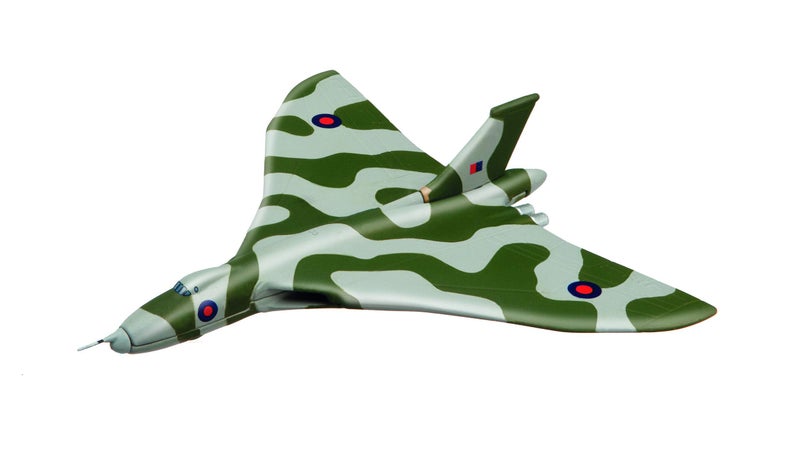 Corgi Diecast Flying Aces Avro Vulcan Miniature Display Model Aircraft CS90649, Gray & Green - Image 4