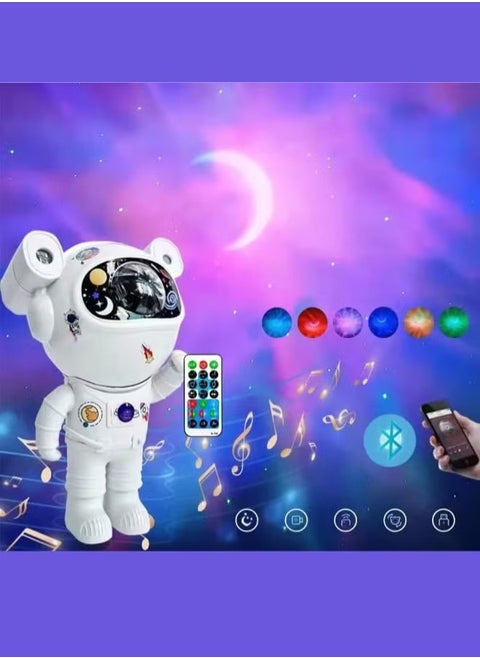 Astronaut Projector Lamp Music Speaker Star Moon Nebula Ceiling Night Light Space Timer Led Astronaut Galaxy Projector Lighting