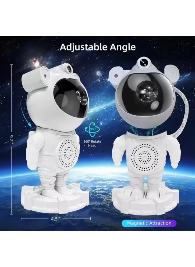 Astronaut Projector Lamp Music Speaker Star Moon Nebula Ceiling Night Light Space Timer Led Astronaut Galaxy Projector Lighting